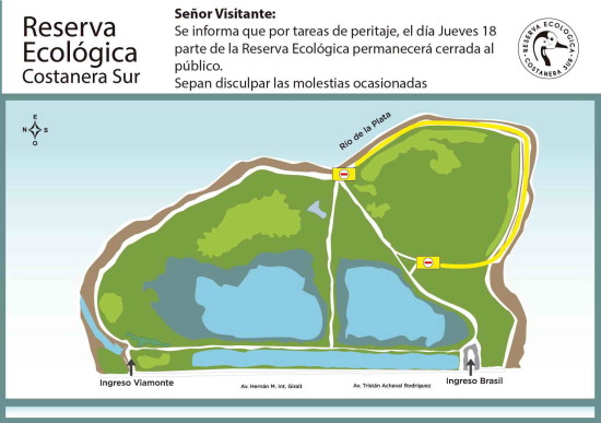 reserva cerrada parcialmente